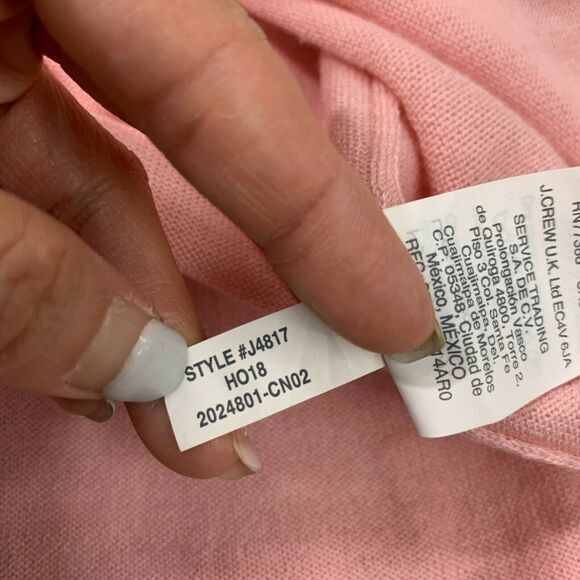 Madewell Southstar Wool Blend Pink Sweater Size XXS Pullover Long Sleeve Thin - Picture 9 of 11